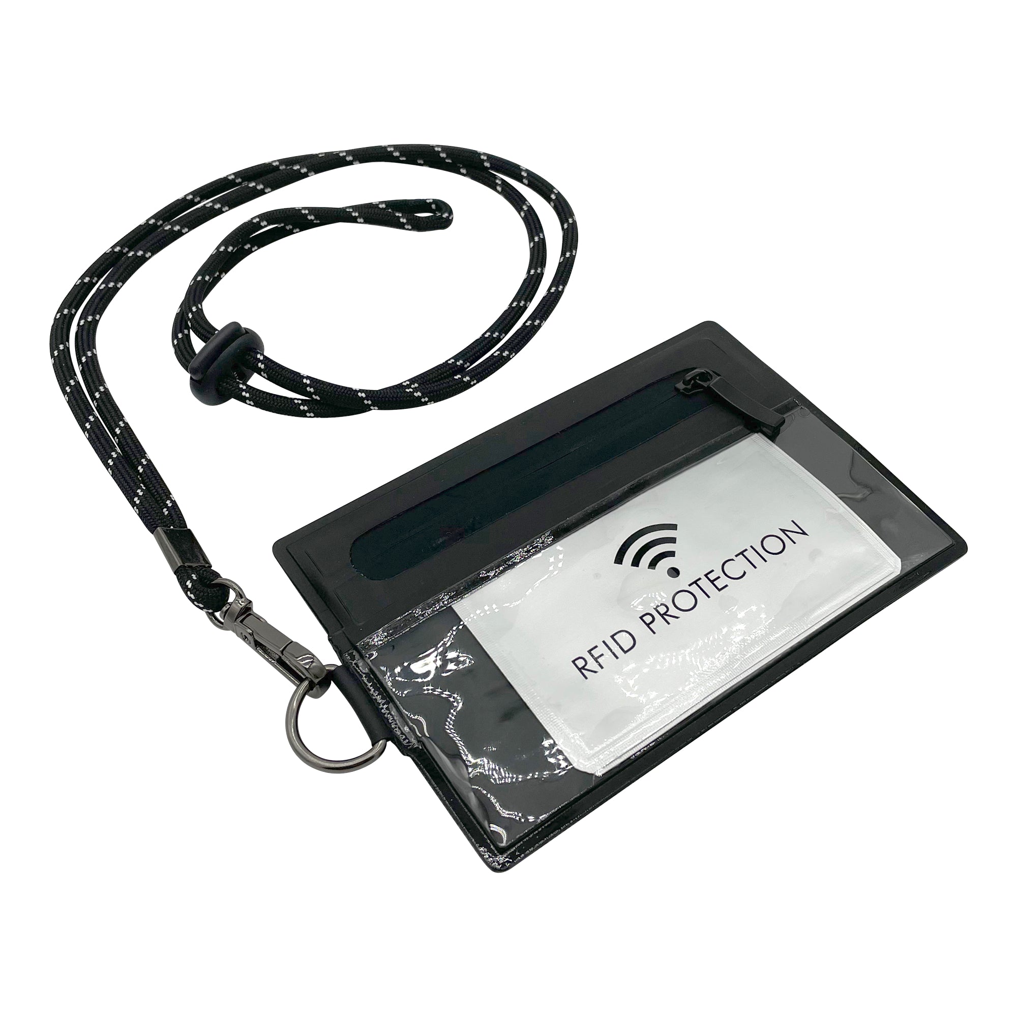 OUTDOOR SYSTEM - Translucent water-resistant pocket for cards and keys