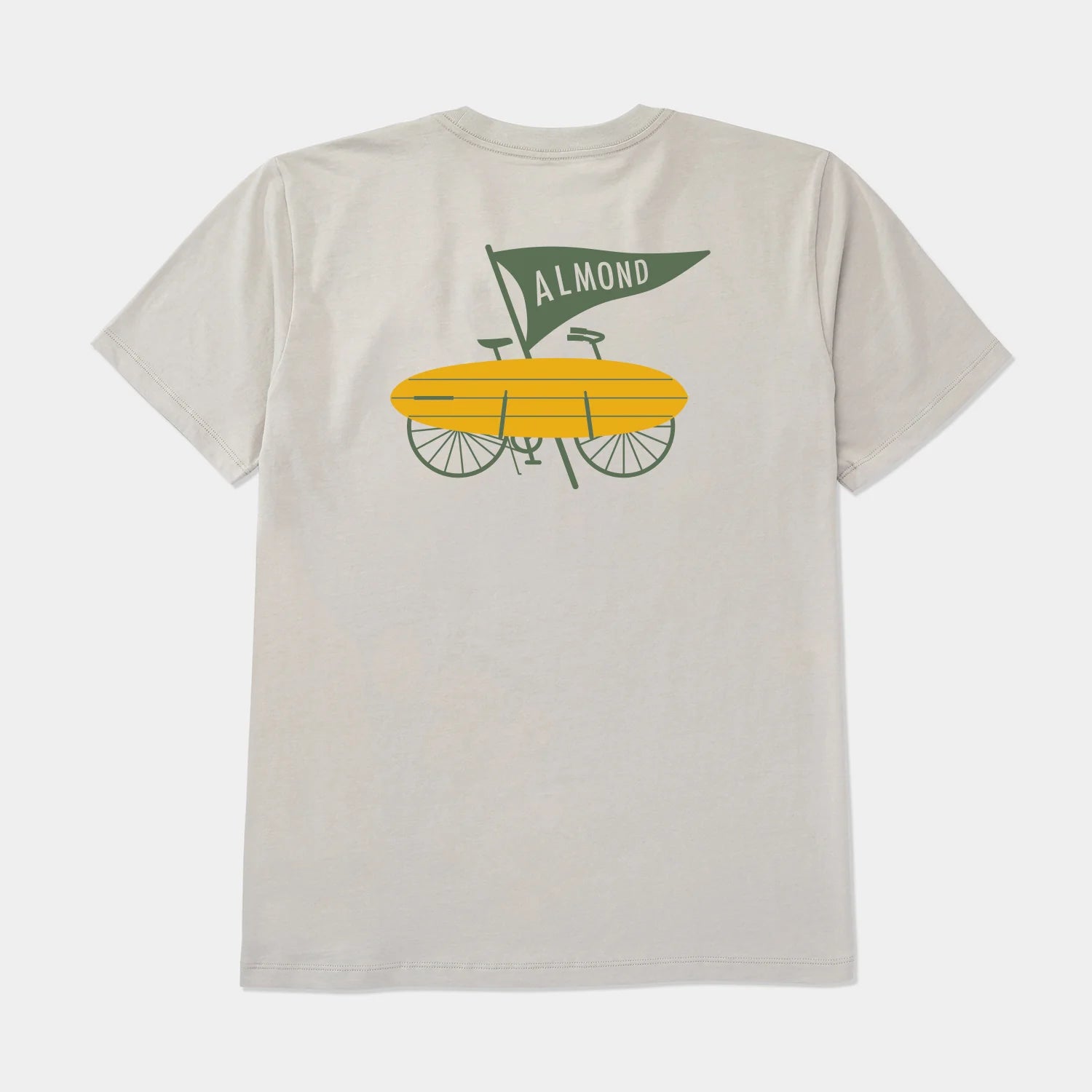 ALMOND Surfboards - Cruiser Tee - Natural