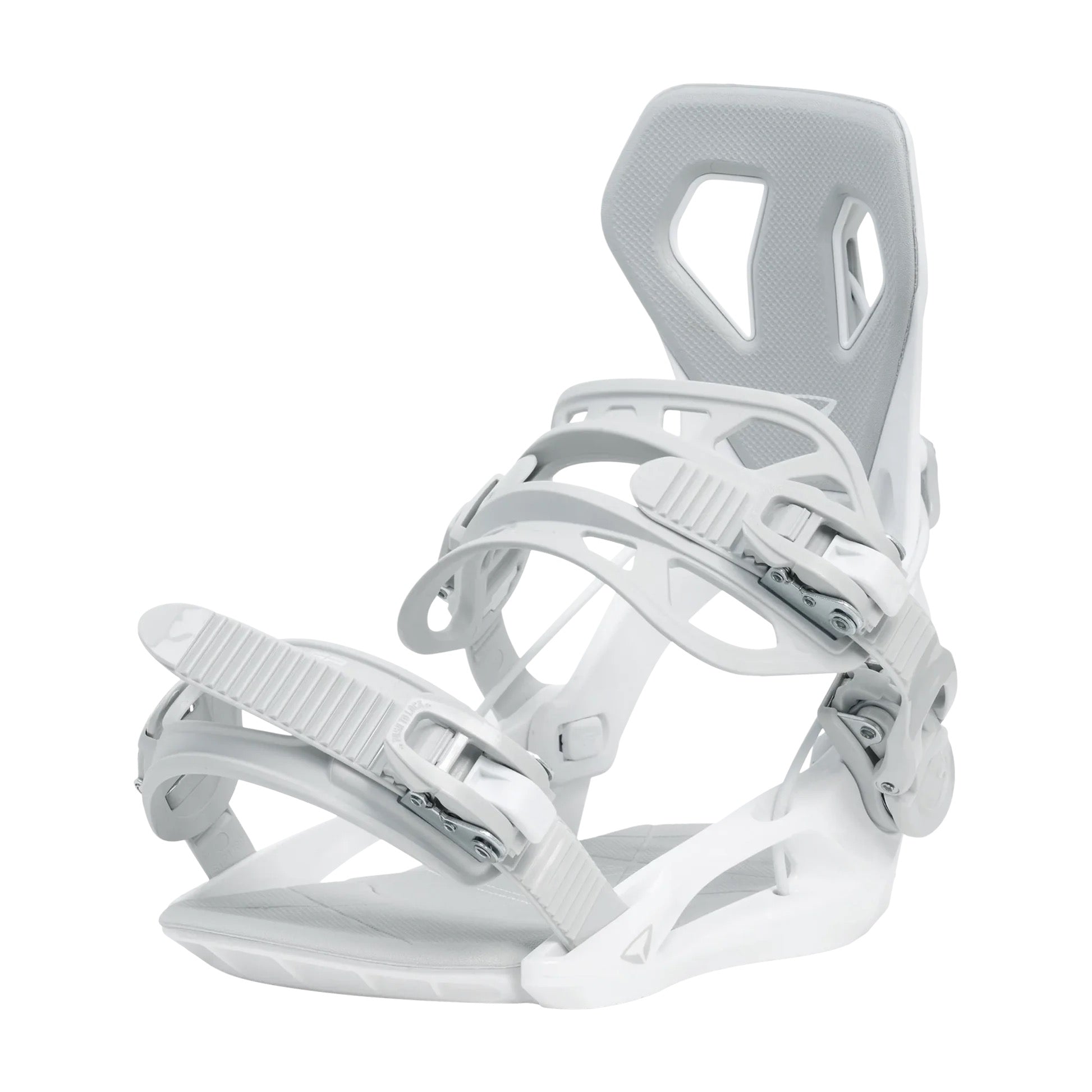 SP BINDINGS - Fijaciones de snowboard BASE+ 2026 (Multi-Entrada) - Blanco