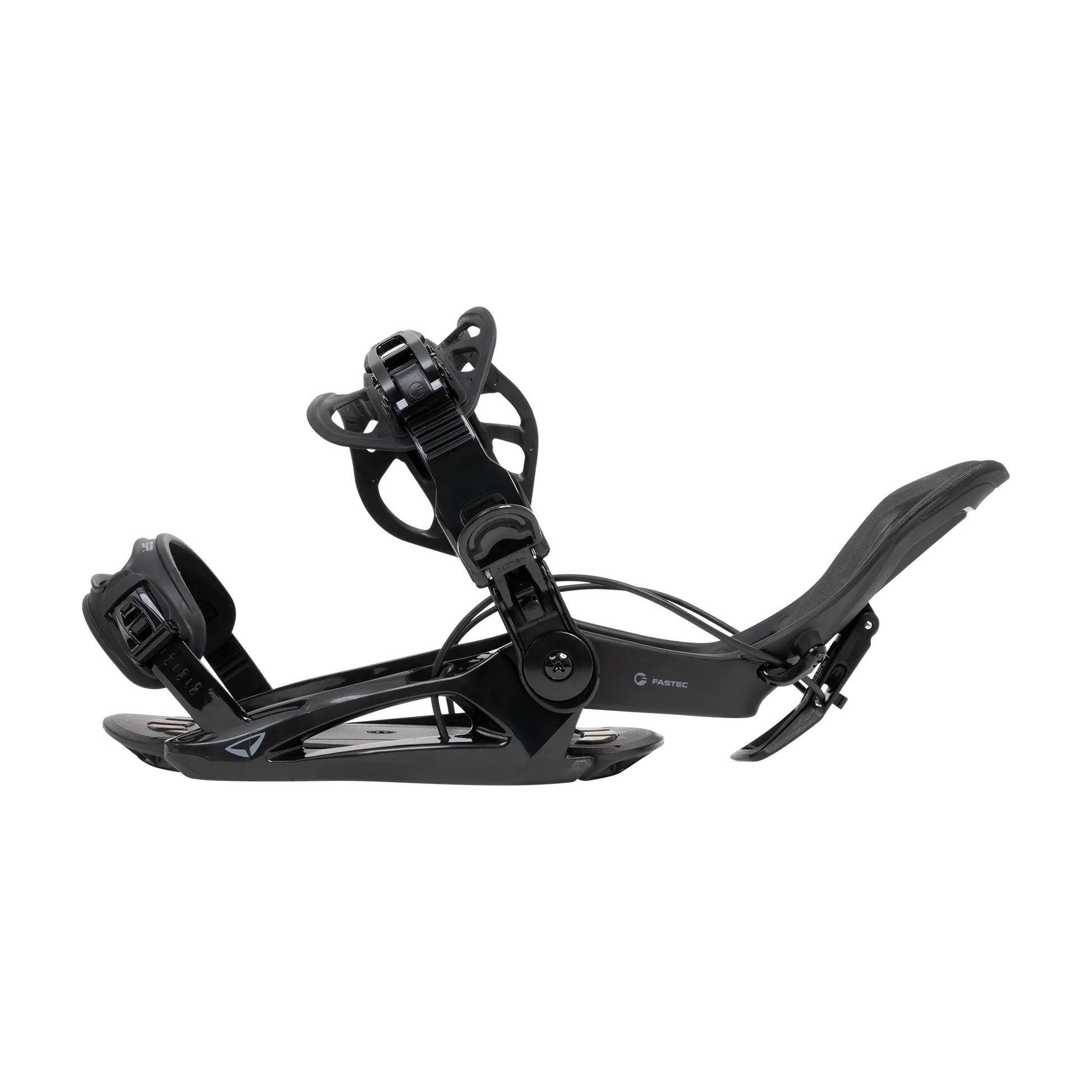 SP BINDINGS - Fijaciones de snowboard - BASE 2026 (Acceso Trasero) - Negro