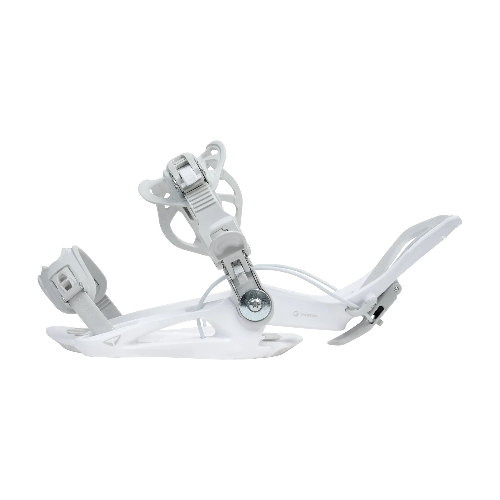 SP BINDINGS - Fijaciones de snowboard - BASE 2026 (Acceso Trasero) - Blanco