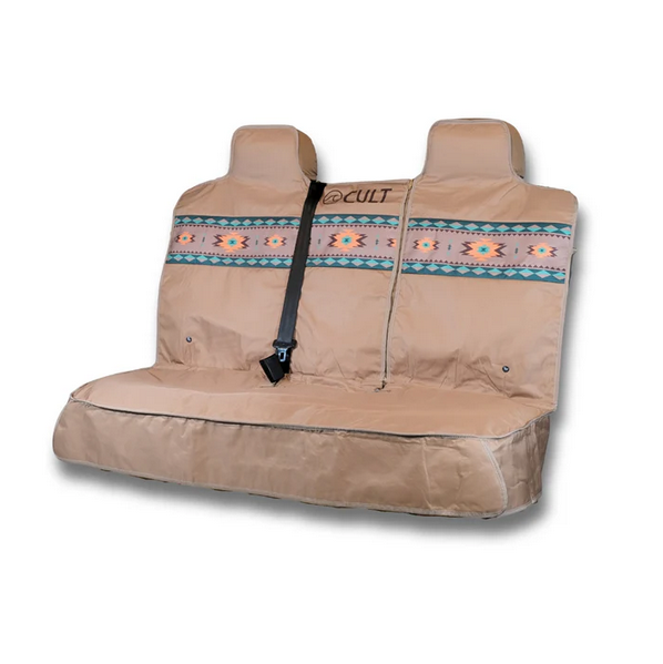 CULT - Funda protectora para asiento trasero de coche - Aztec Marron