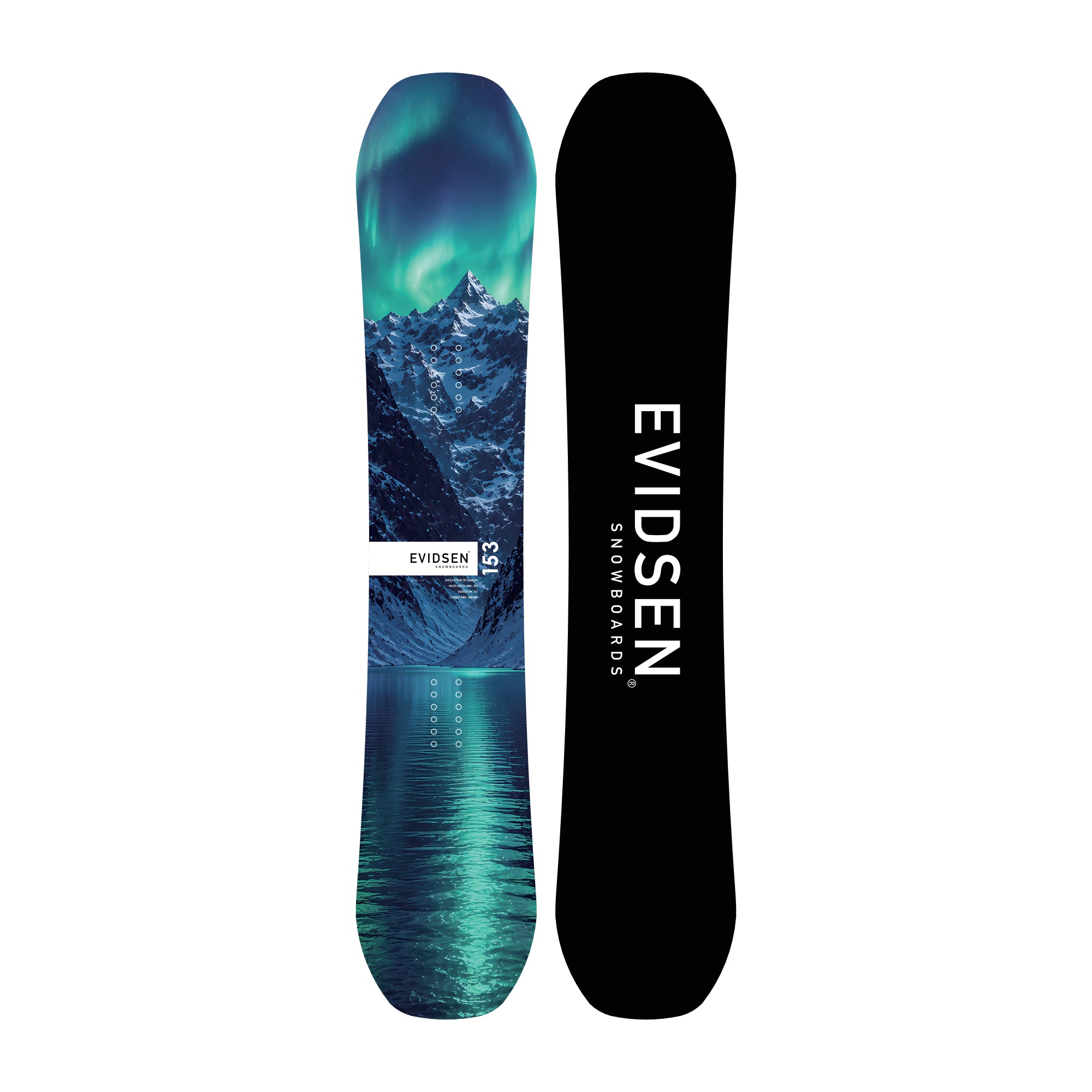 EVIDSEN SNOWBOARDS - Planche de Snowboard FJORD SERIES - Boreal - 153