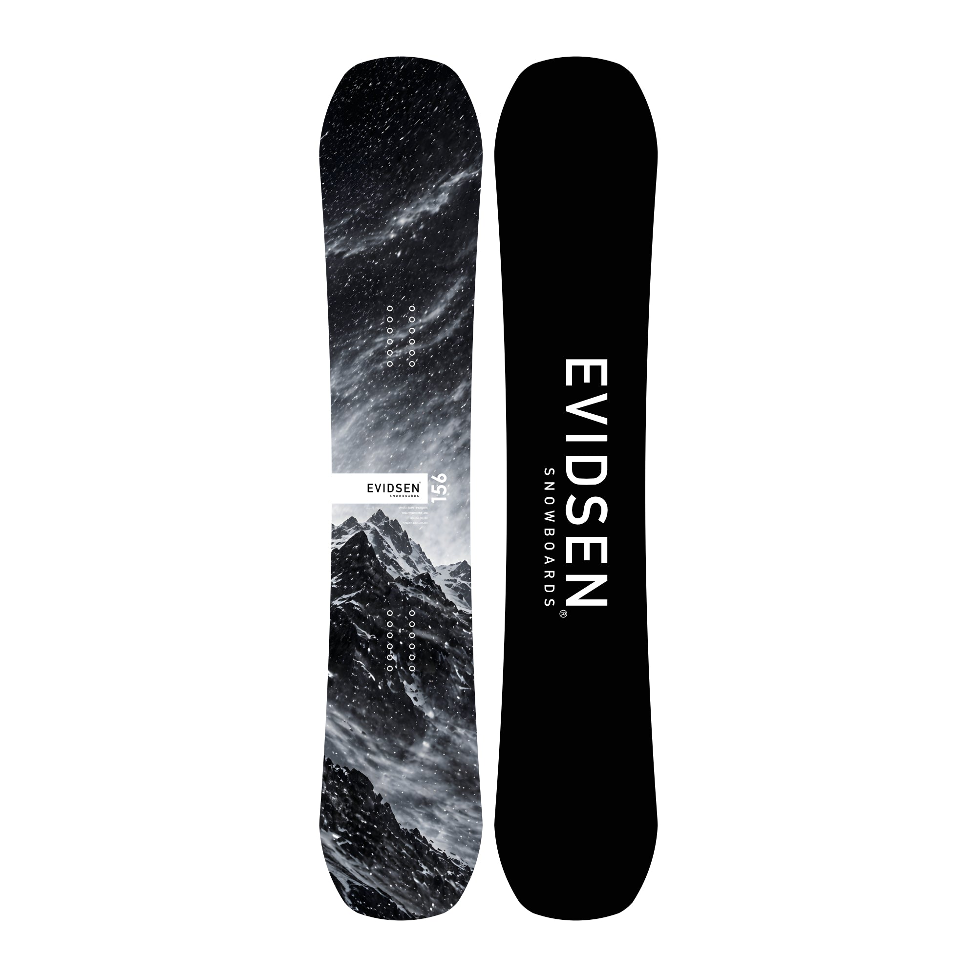 EVIDSEN SNOWBOARDS - FJORD SERIES Snowboard - Storm - 156