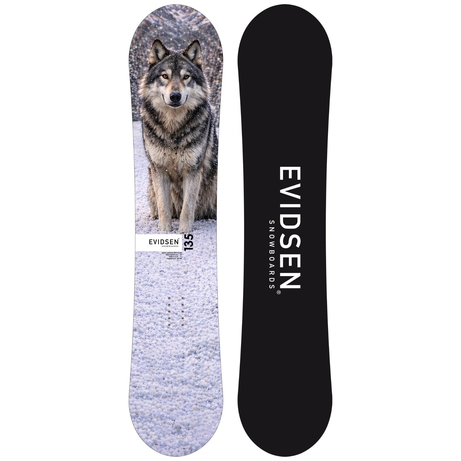 EVIDSEN SNOWBOARDS - Junior Snowboards - Wolf - 135cm