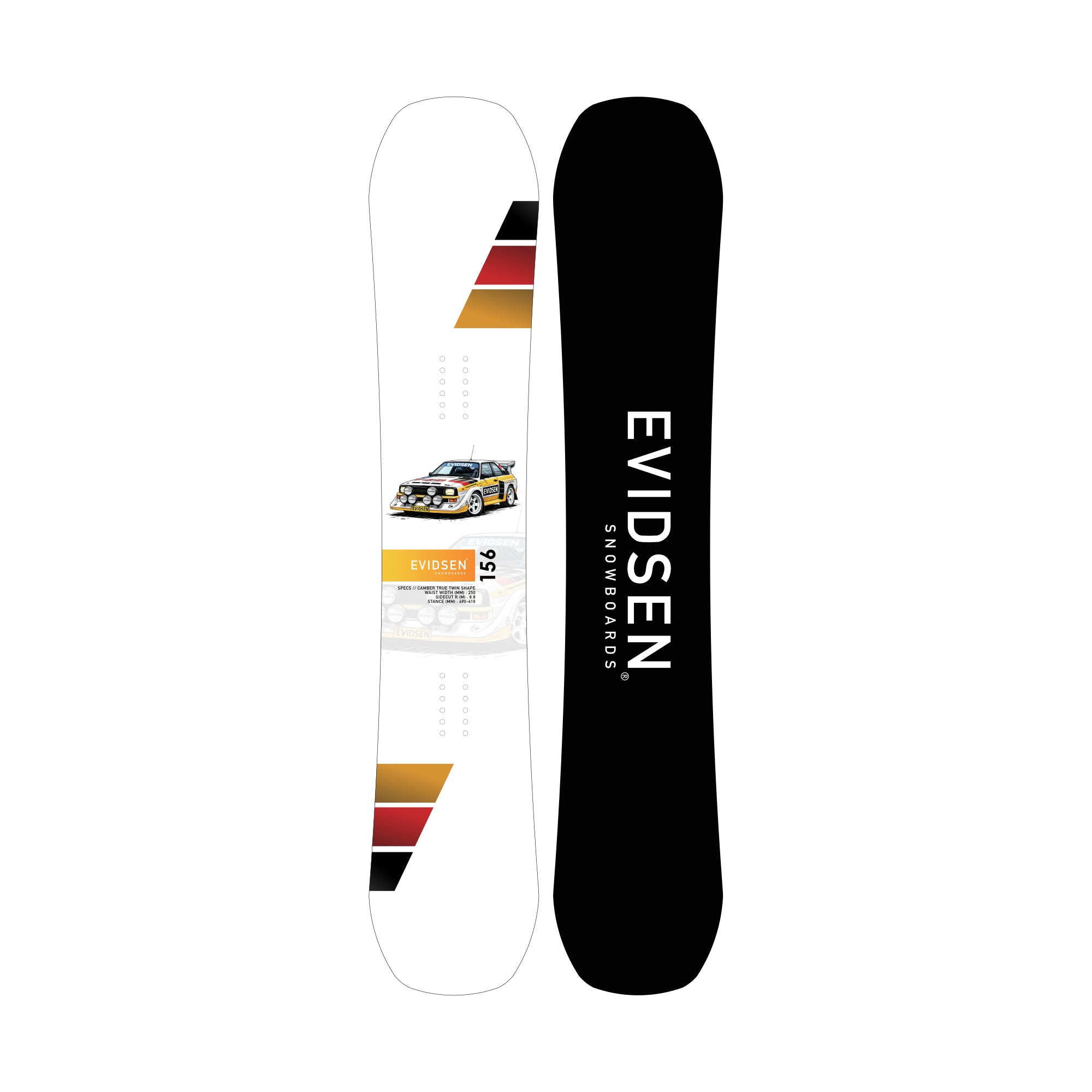 EVIDSEN SNOWBOARDS - Rallye LTD Snowboards - 156