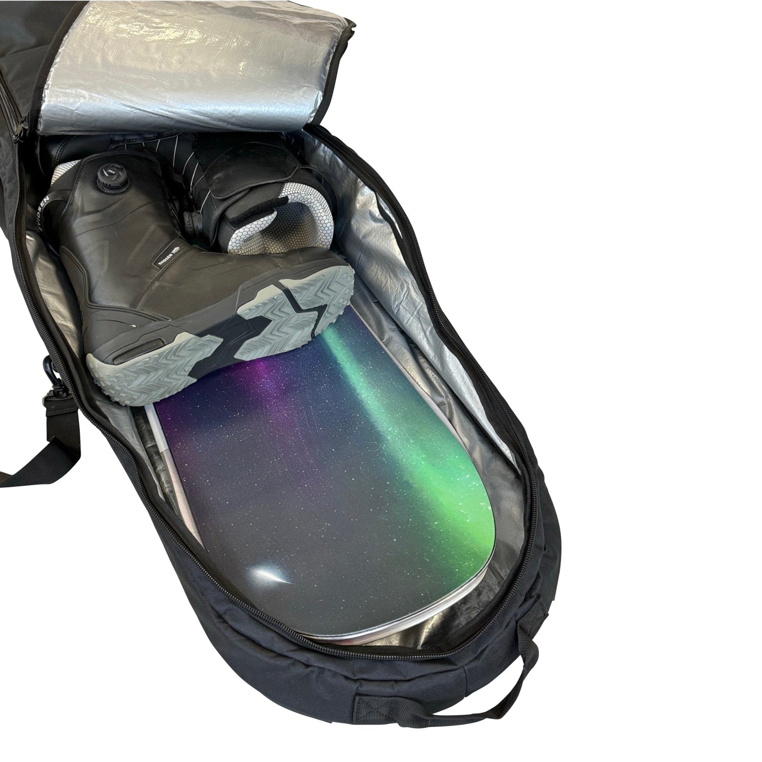 EVIDSEN - Bolsa de snowboard HEMSEDAL - Negro