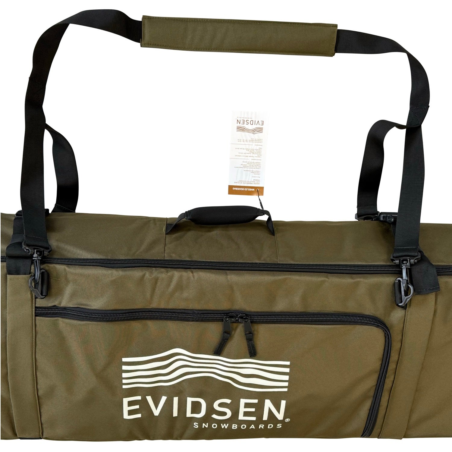 EVIDSEN - TROMSØ Travel Snowboard Bag Wheeled - Khaki