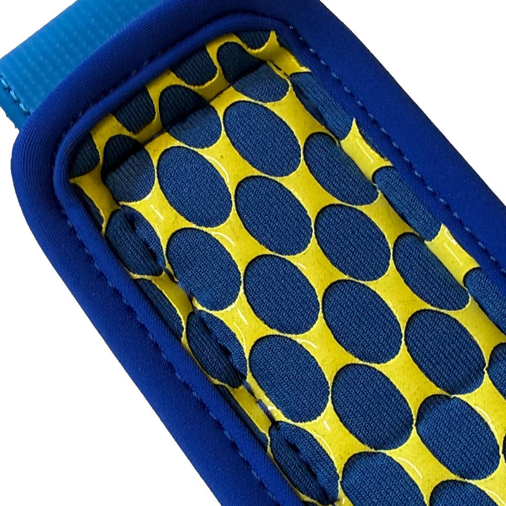 GYROLL - Atlas Biceps Bodyboard Leash - Royal Blue / Yellow