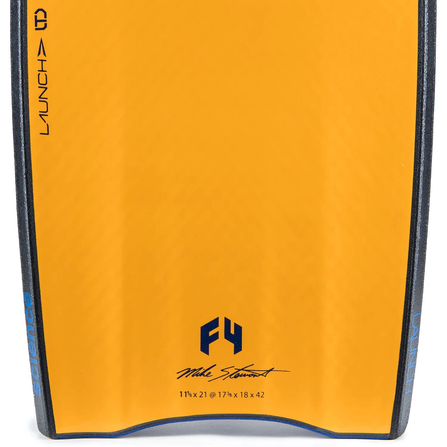 Science Bodyboard - Launch LTD Quad Vent F4 PP 1.9 - Dark Blue / Tangerine