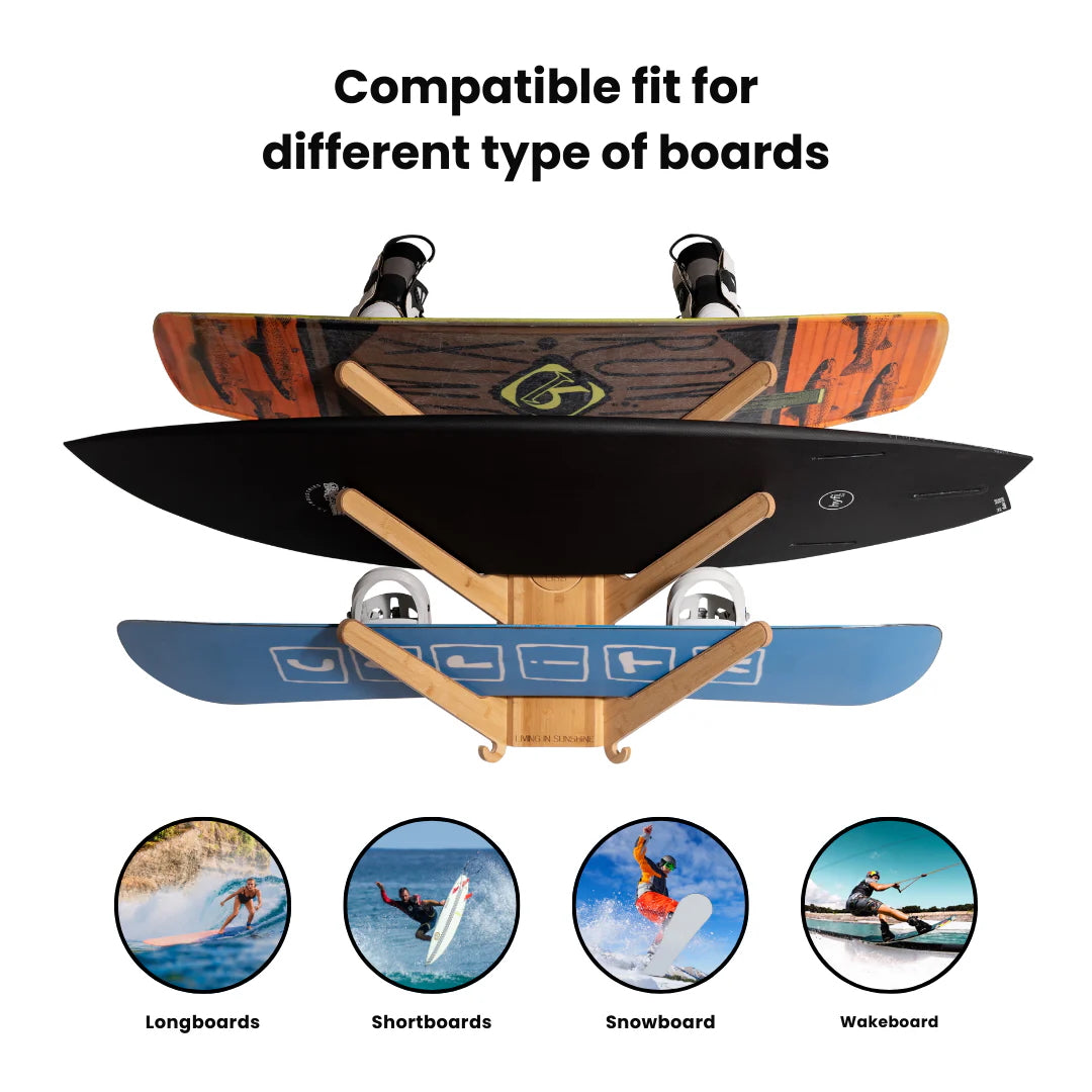 LISS - Surf Rack - Sun Rack Horizontal 3 Boards