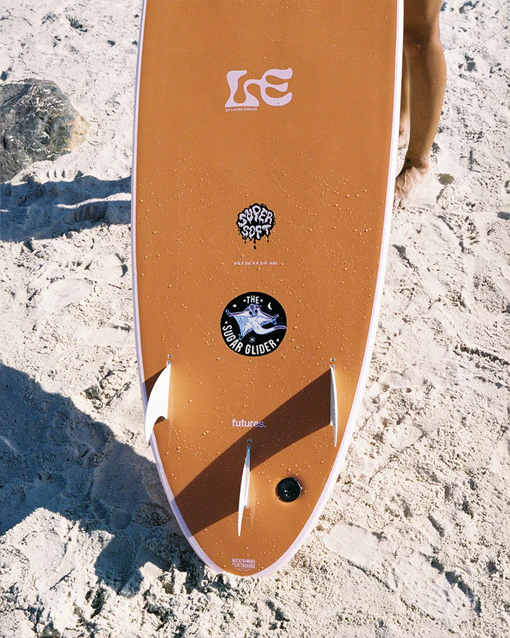 MF Mick Fanning x Laura Enever - Sugar Glider Super Soft - 7'0 - Futures - Pink