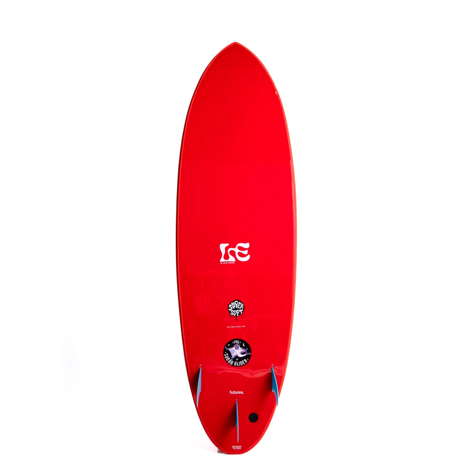 MF Mick Fanning x Laura Enever - Sugar Glider Super Soft - 7'0 - Futures - Red
