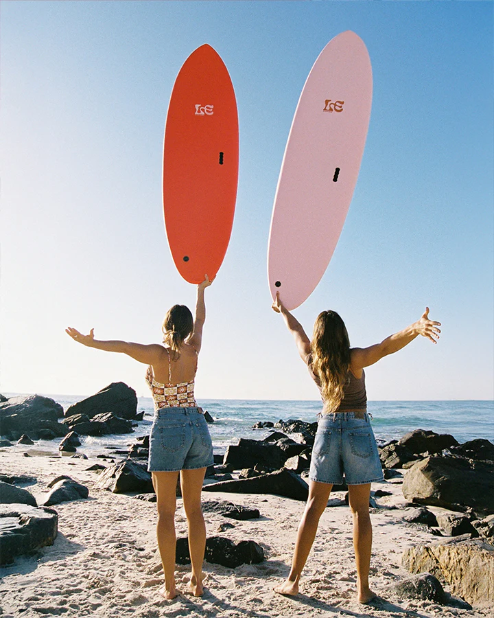 MF Mick Fanning x Laura Enever - Sugar Glider Super Soft - 7'0 - Futures - Red
