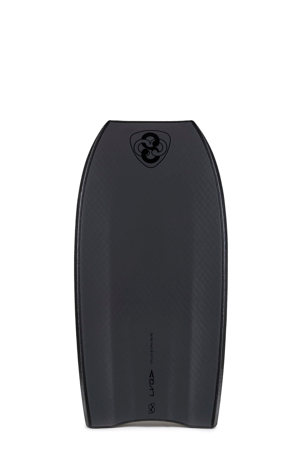 Science Bodyboard - Launch Velocity Quad Vent CT PP 1.9 - Black / Dark Grey