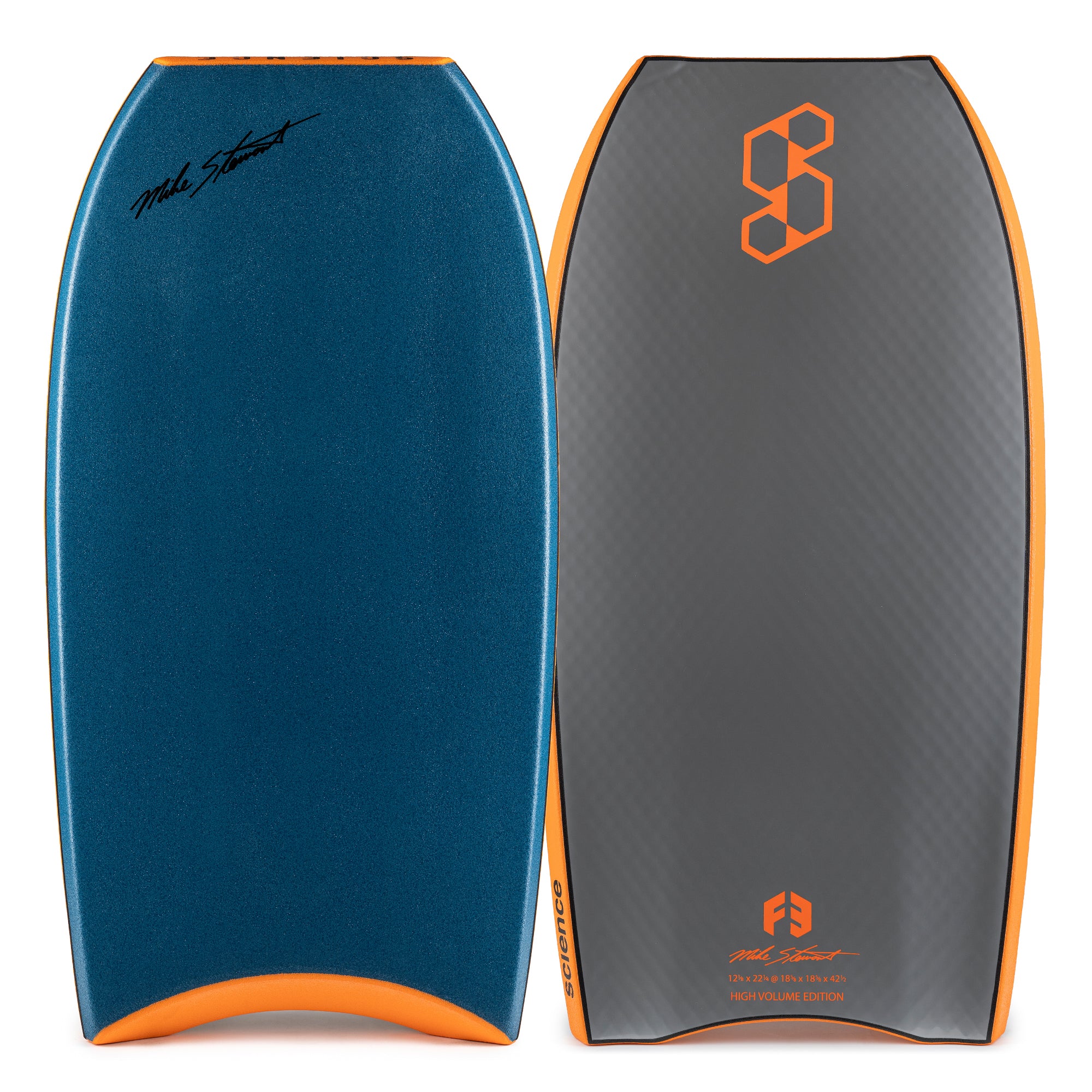 Science Bodyboard - Style Loaded F3 Hi Volume PP - Deep Sea Green / Silver