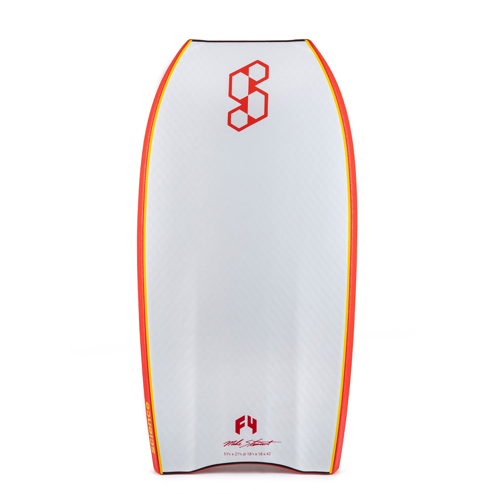 Science Bodyboard - Style Loaded F4 Quad Vent PP - Black / White