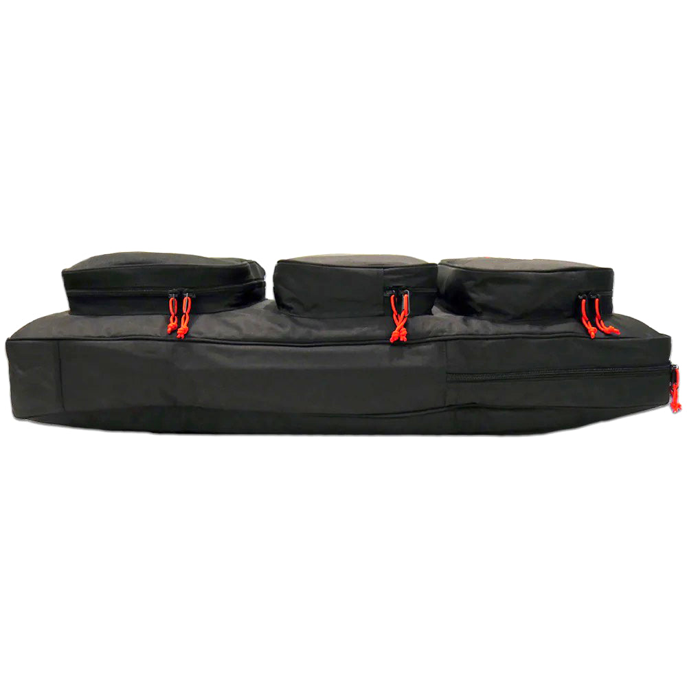GYROLL - Funda para bodyboard Tri-Pouch - Negro / Rojo