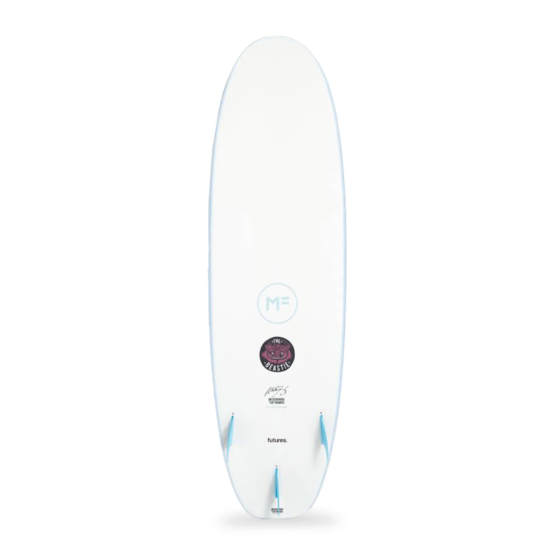 MF Mick Fanning - Beastie 7'0 Futures (2025) - Sky Blue