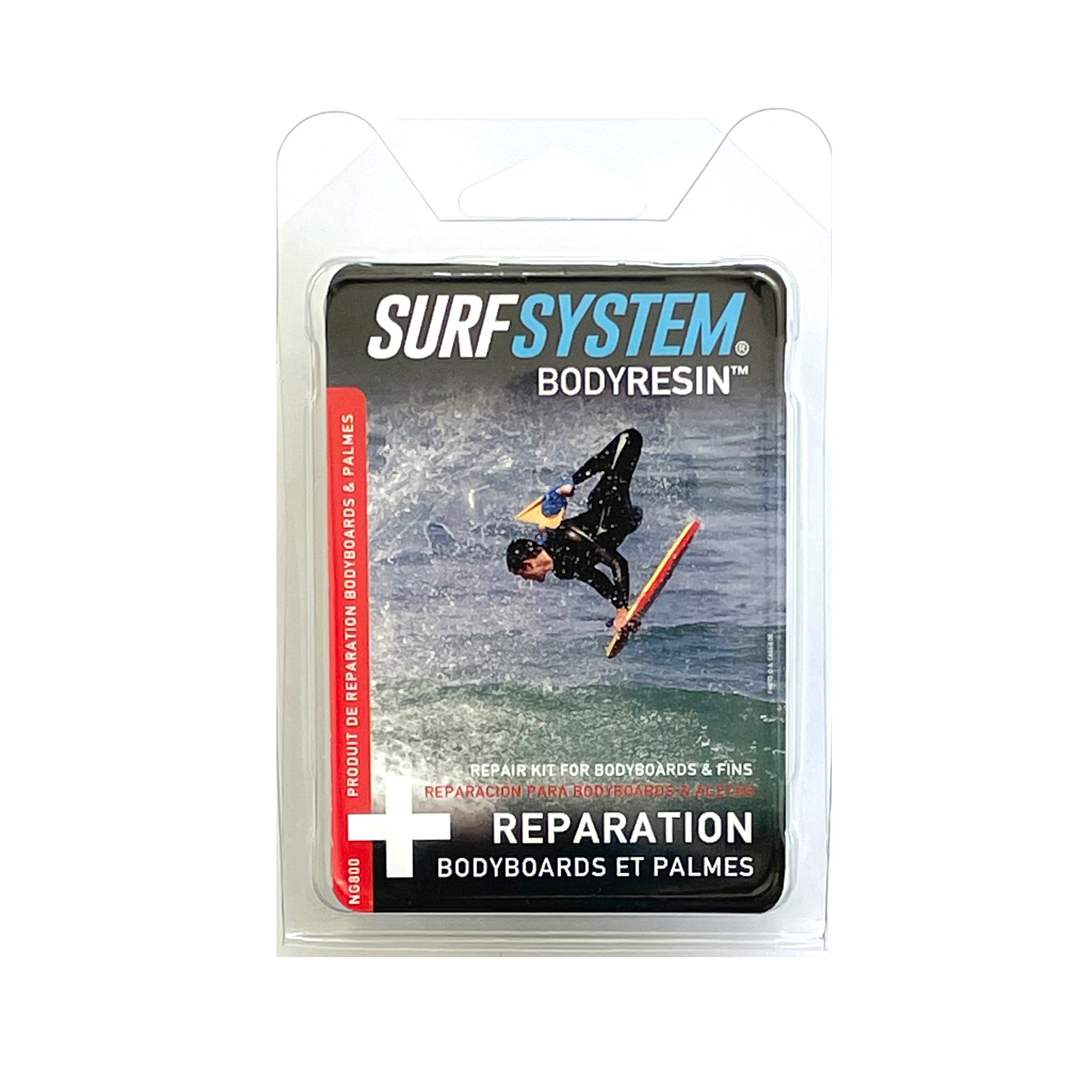 SURF SYSTEM - Kit de reparación de bodyresin - Bodyboard y Aletas