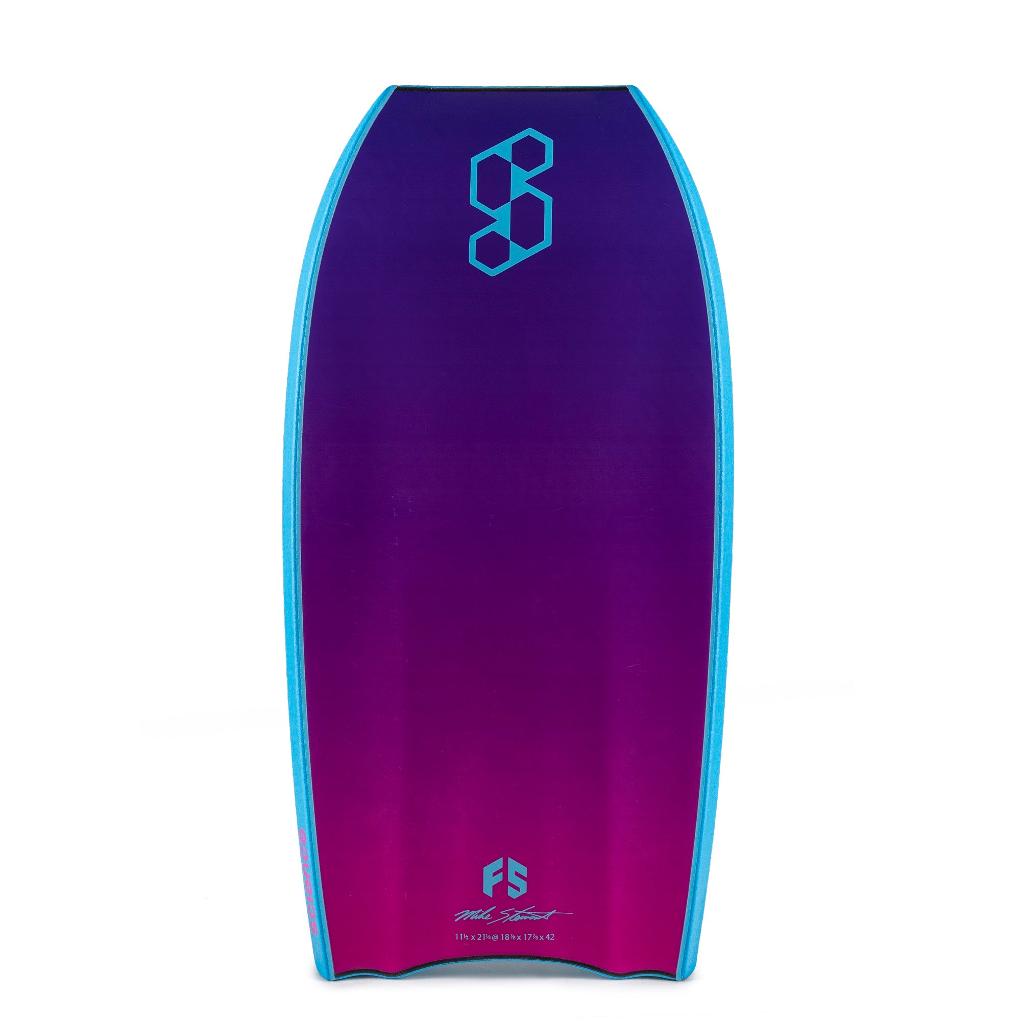 Science Bodyboard - Pro Flare Serie F5 (PP) - Tri Quad Vent - Aqua / Pink