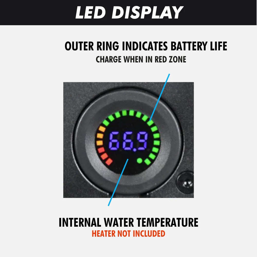 RINSEKIT CUBE - Autonomous portable shower (with Battery) - Black