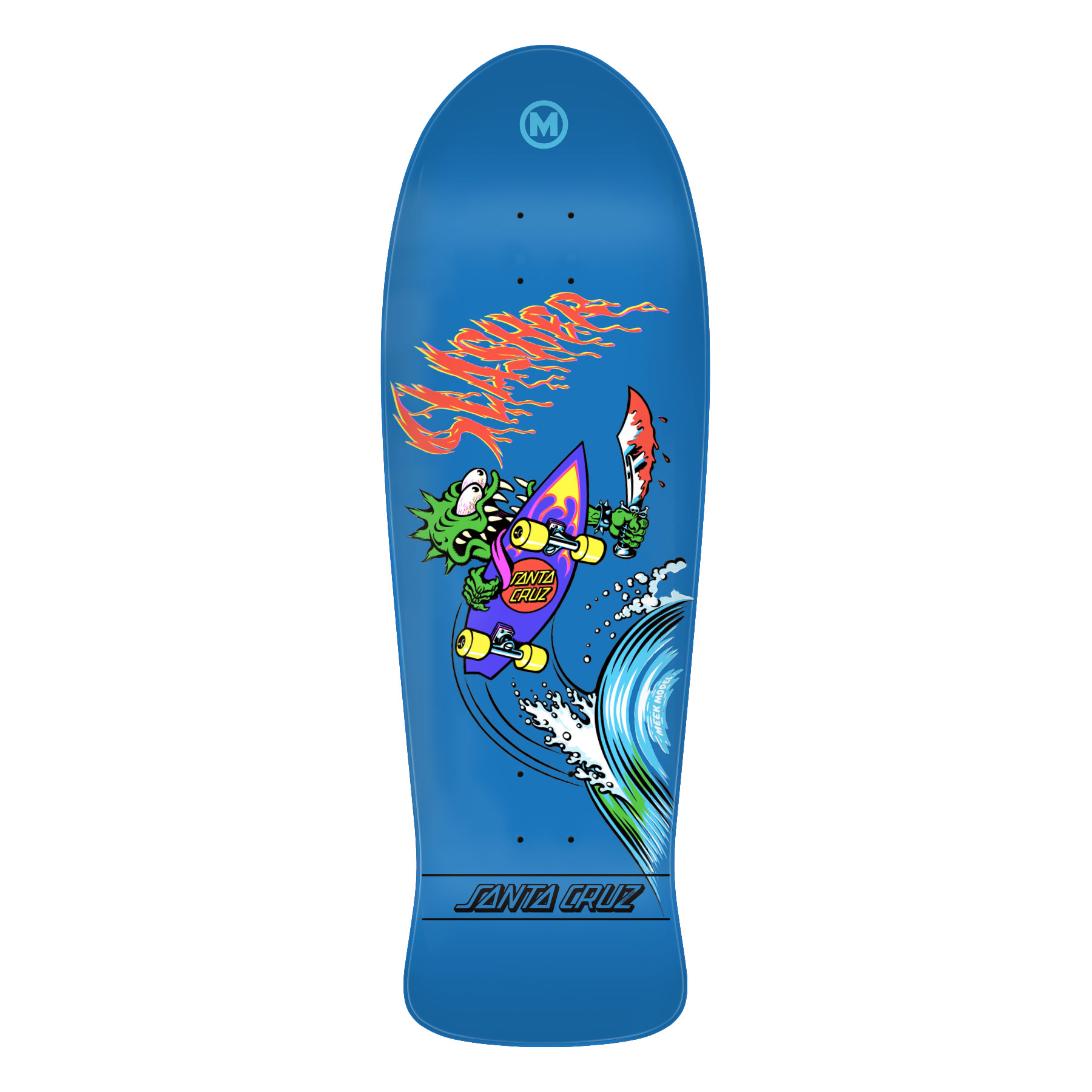 Santa Cruz - Meek OG Slasher Reissue Deck 10x31 inch - Blue