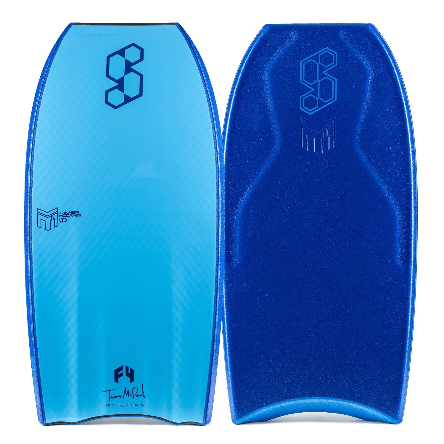 Science Bodyboard - Tanner LTD PP 1.9 Tri Quad F4 - Dark Blue / Royal Blue