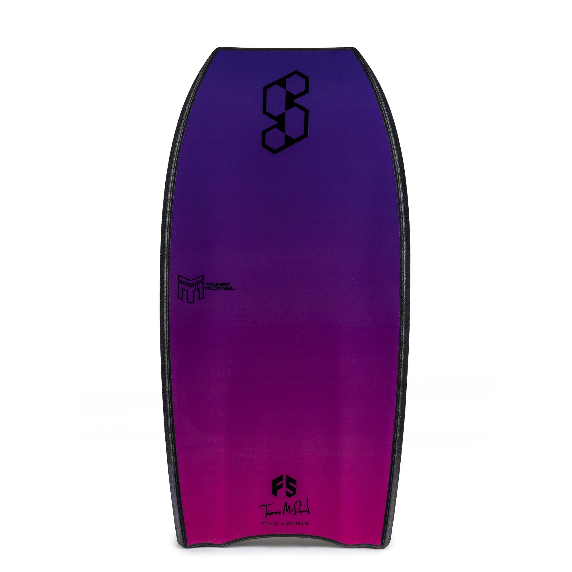 Science Bodyboard - Tanner Flare Serie F5 (PP) - Tri Quad - Black / Purple Pink