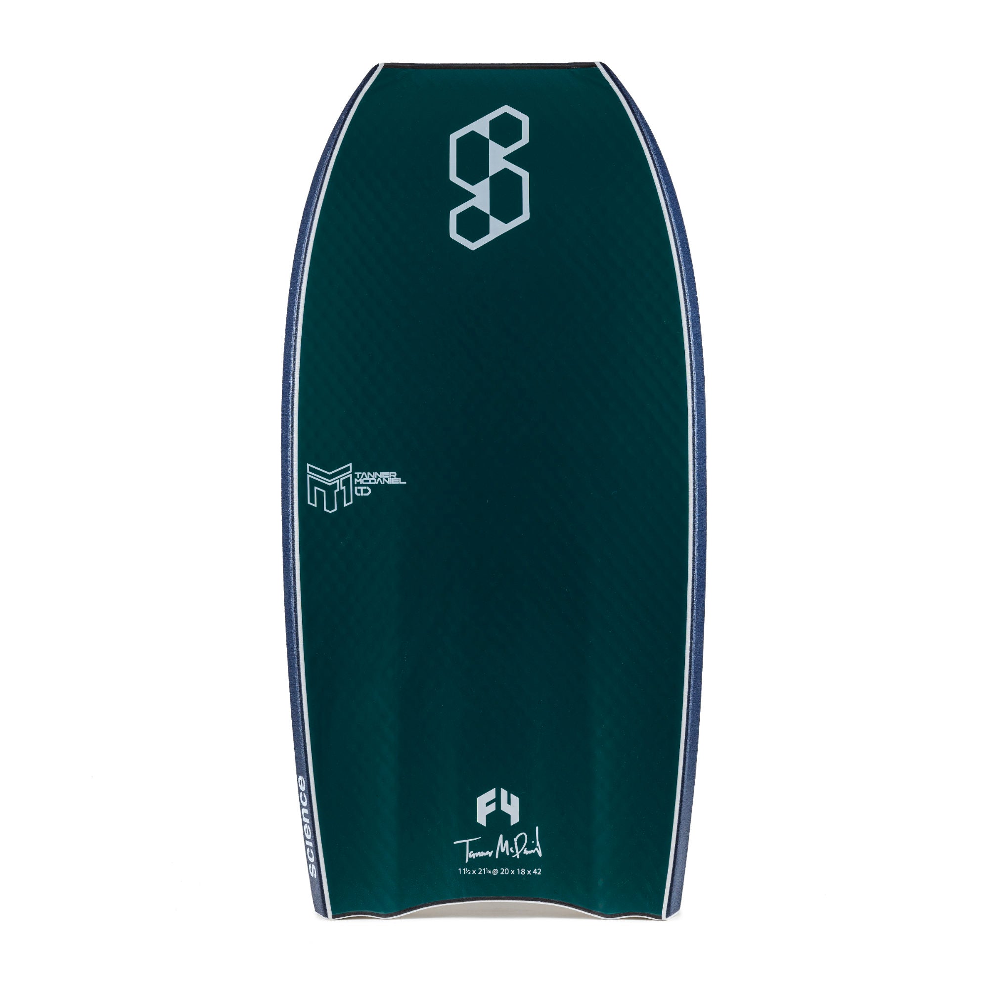 Science Bodyboard - Tanner LTD PP 1.9 Tri Quad F4 - Midnight Blue / Mallard Green