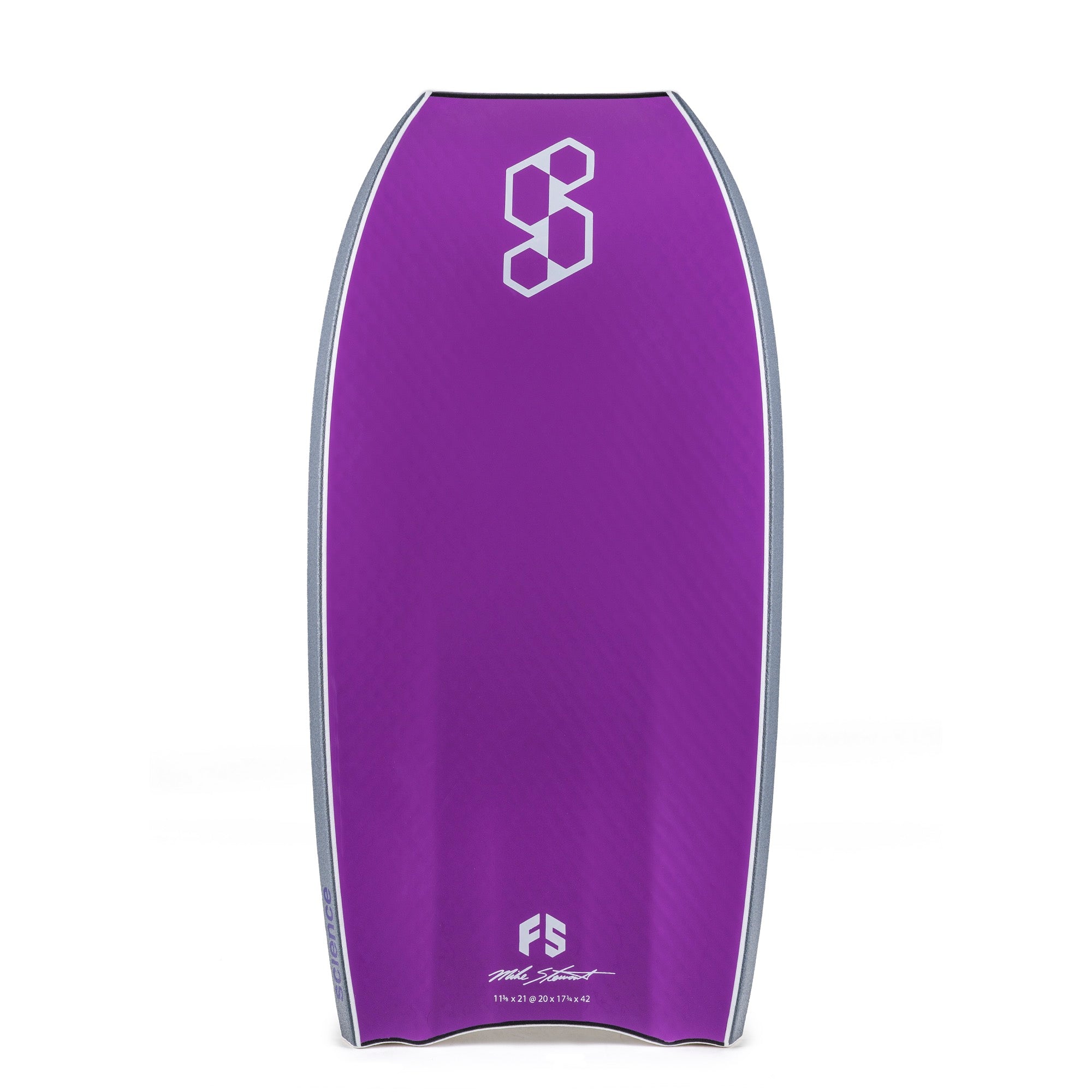 Science Bodyboard - Tanner LTD PP Tri Quad F5 - Gun Metal Gray / Ultra Violet