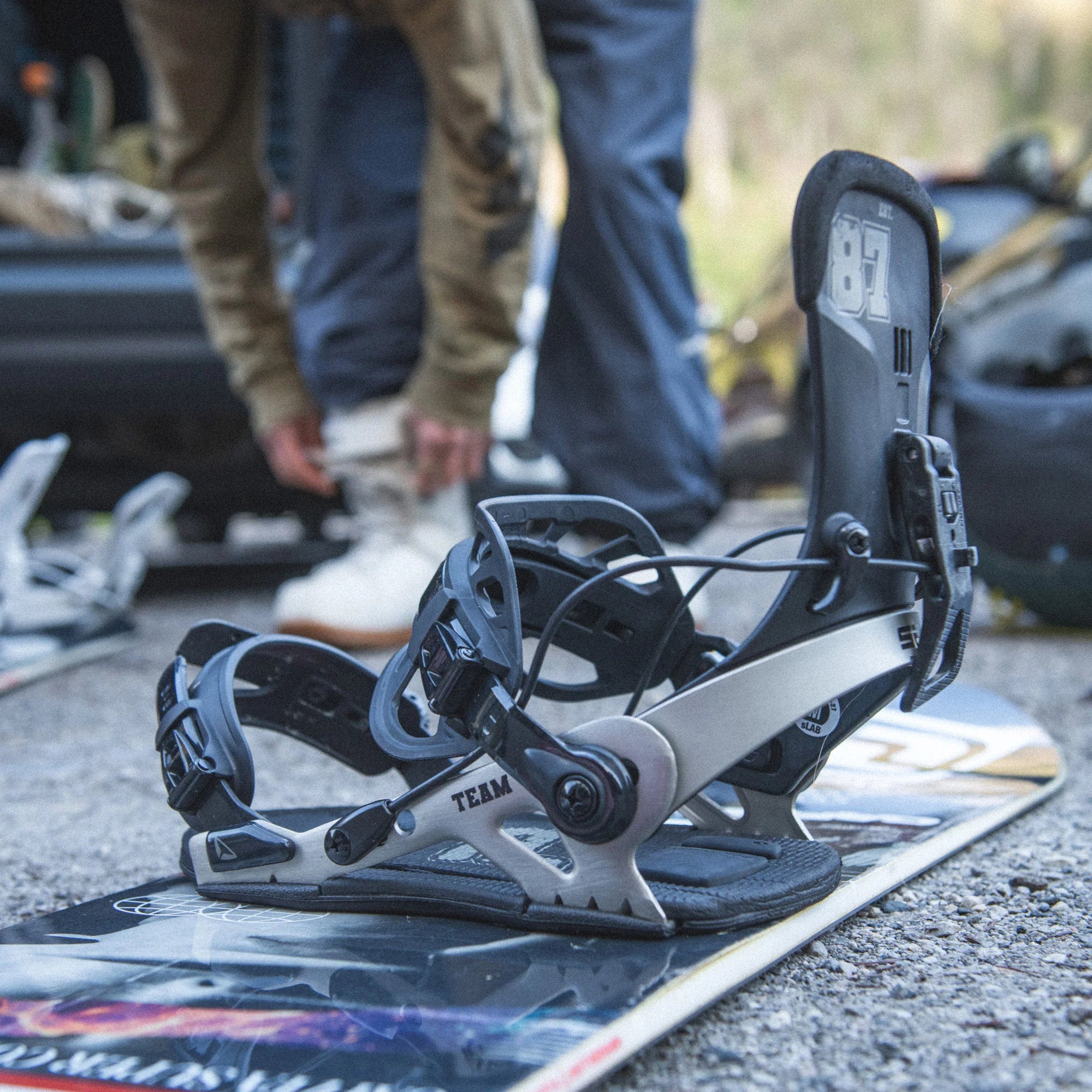 SP BINDINGS - Snowboard Bindings - TEAM 2026 (Multi Entry) - Titanium