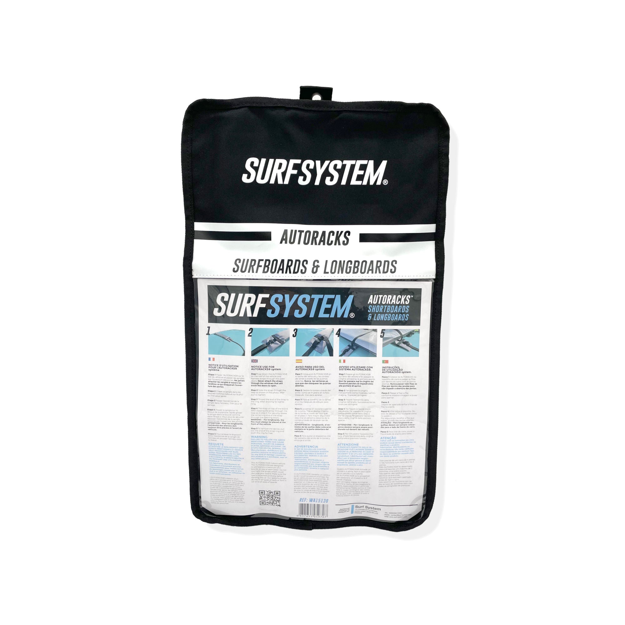 SURF SYSTEM Auto Racks Standard - Galeries de toit en mousse (Surf, Longboard)