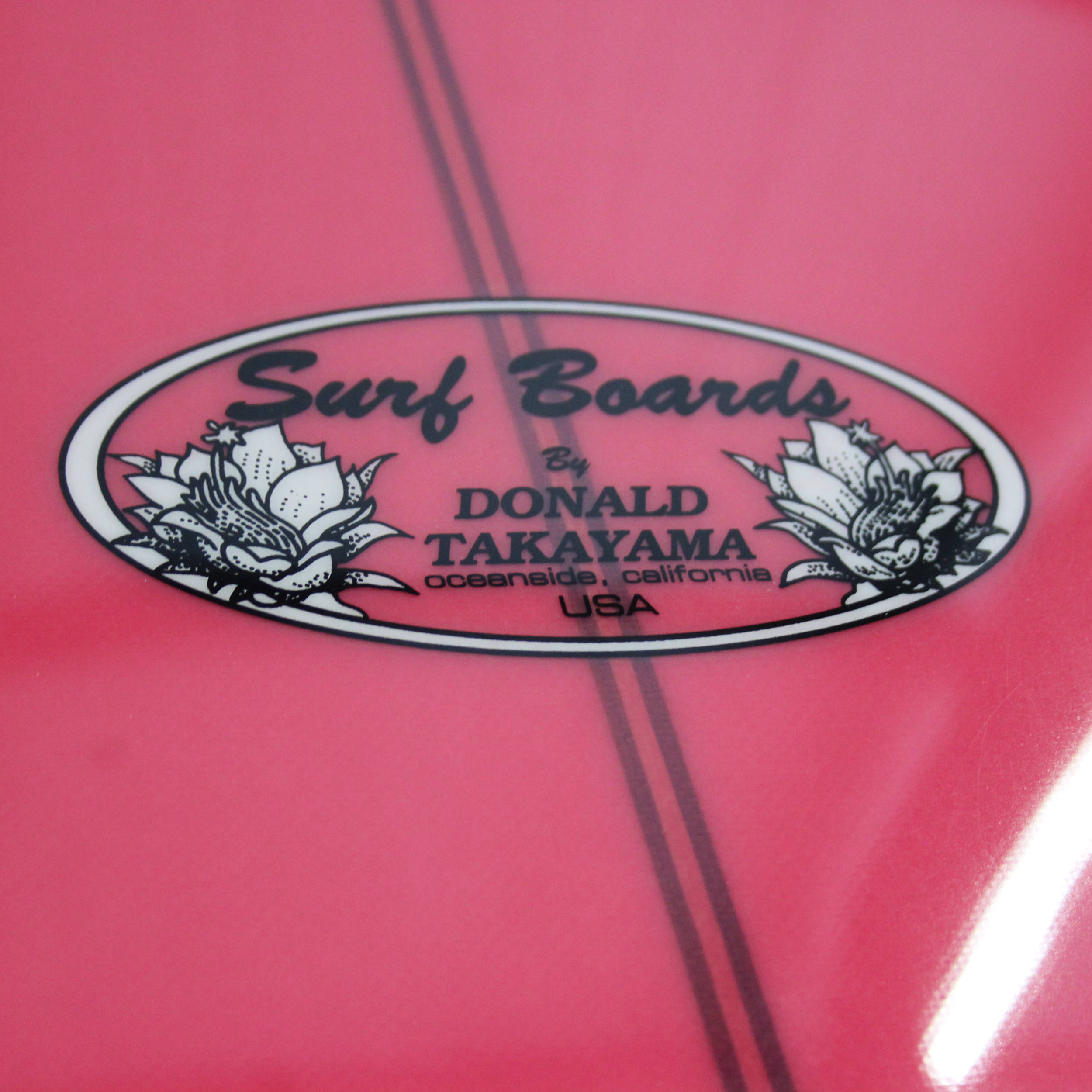 TAKAYAMA Longboard - In the Pink 9'0 (PU) - Hot Pink Tint