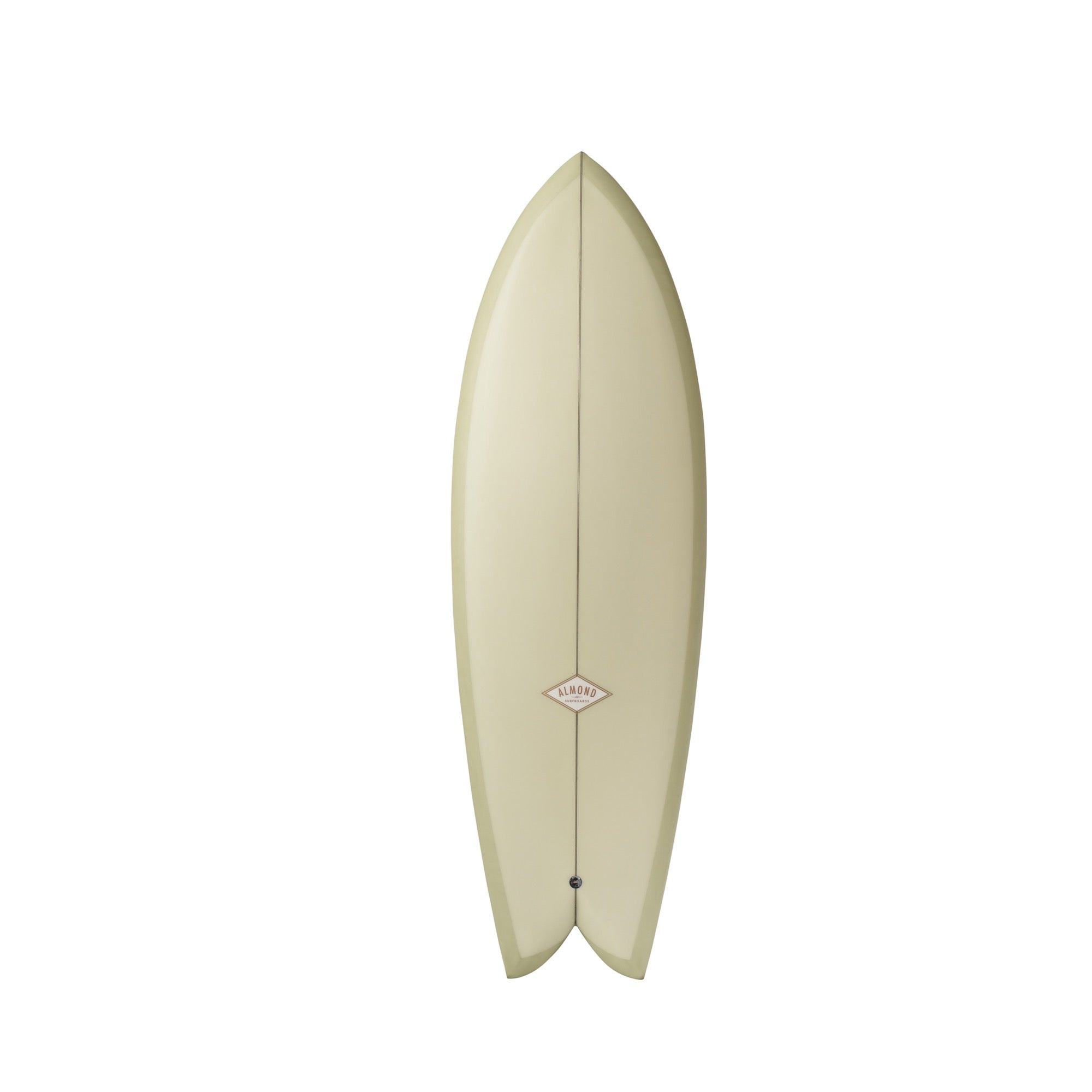 ALMOND - Sandia Fish 5'8 (PU) - Caqui sostenido