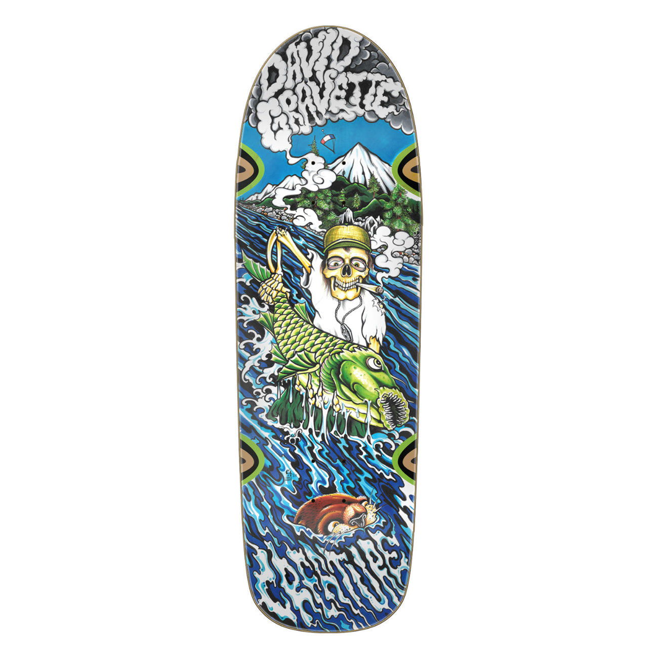 CREATURE SKATEBOARDS - GRAVETTE HIPPIE FALLS PRO 9 Skateboard Deck