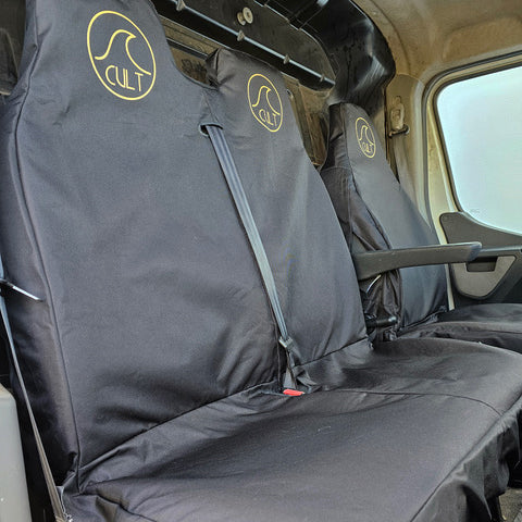 CULT - Housse protection banquette van - Double - Black