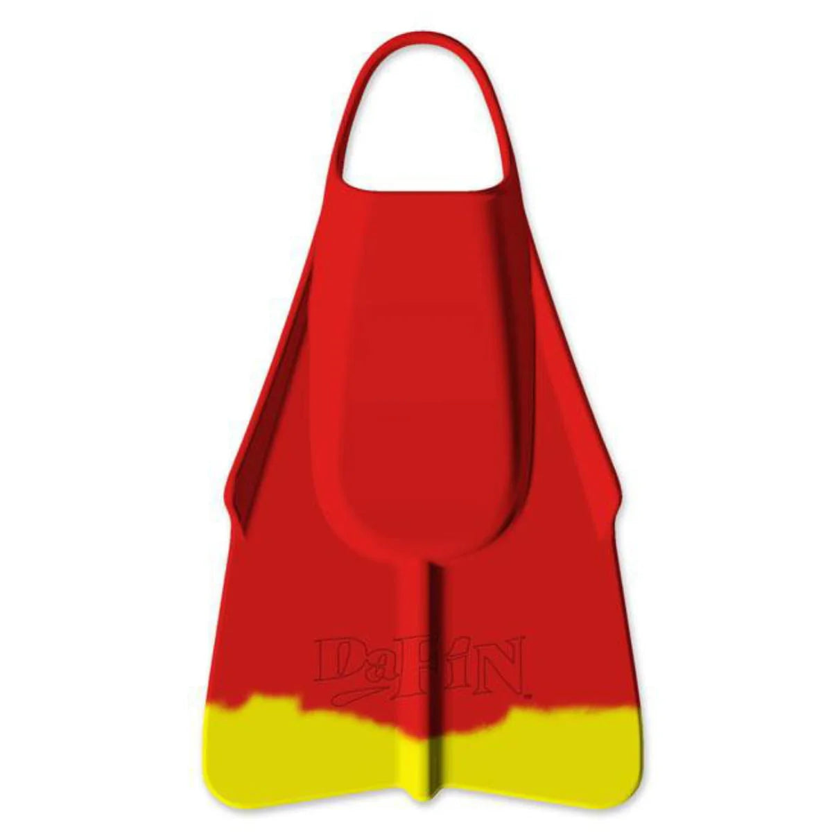 DA FIN - Palmes bodyboard, bodysurf, lifeguard - Red / Yellow