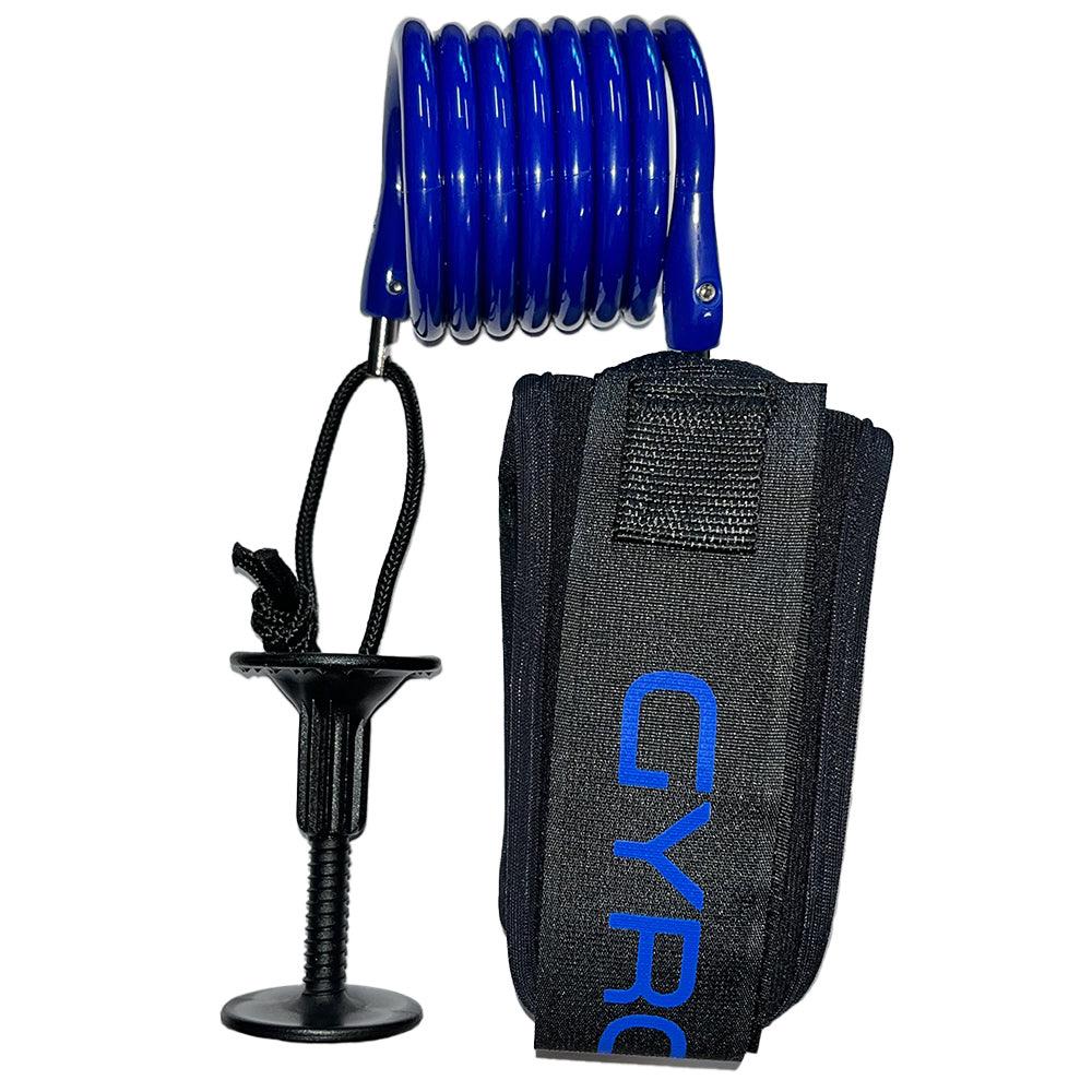 Bodyboard GYROLL Variable Arm Bicep Leash - Blue