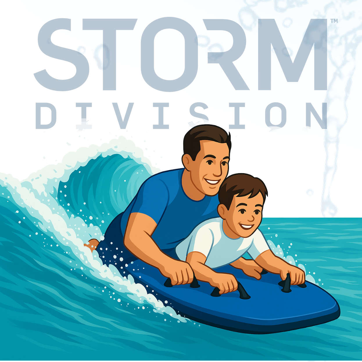 STORM - Bodyboard Tandem Wave Buddy - Red