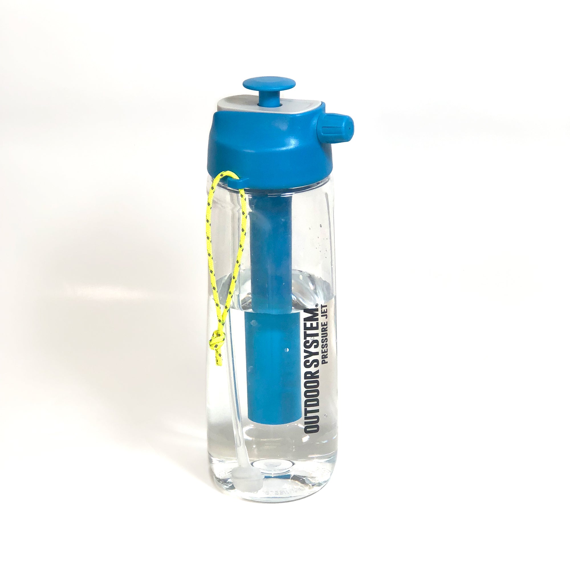 Outdoor System - Multifunction Water Bottle - Pressure Jet 700ML - Blue