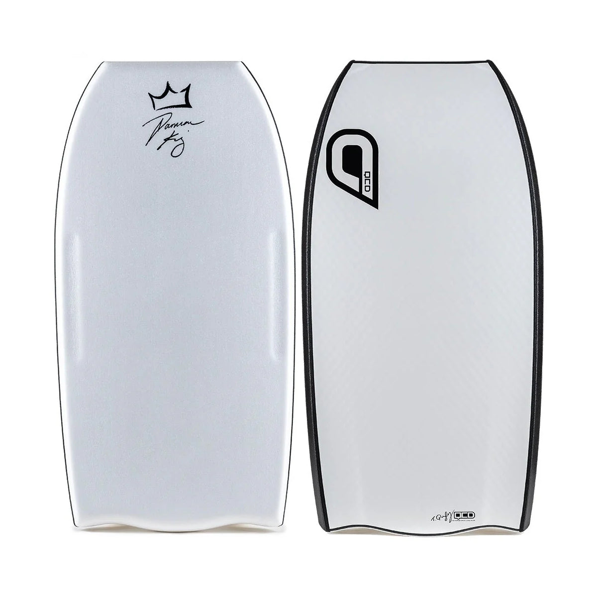 QCD Bodyboards - Damian King Kinetic PP Bat Tail 42 - White