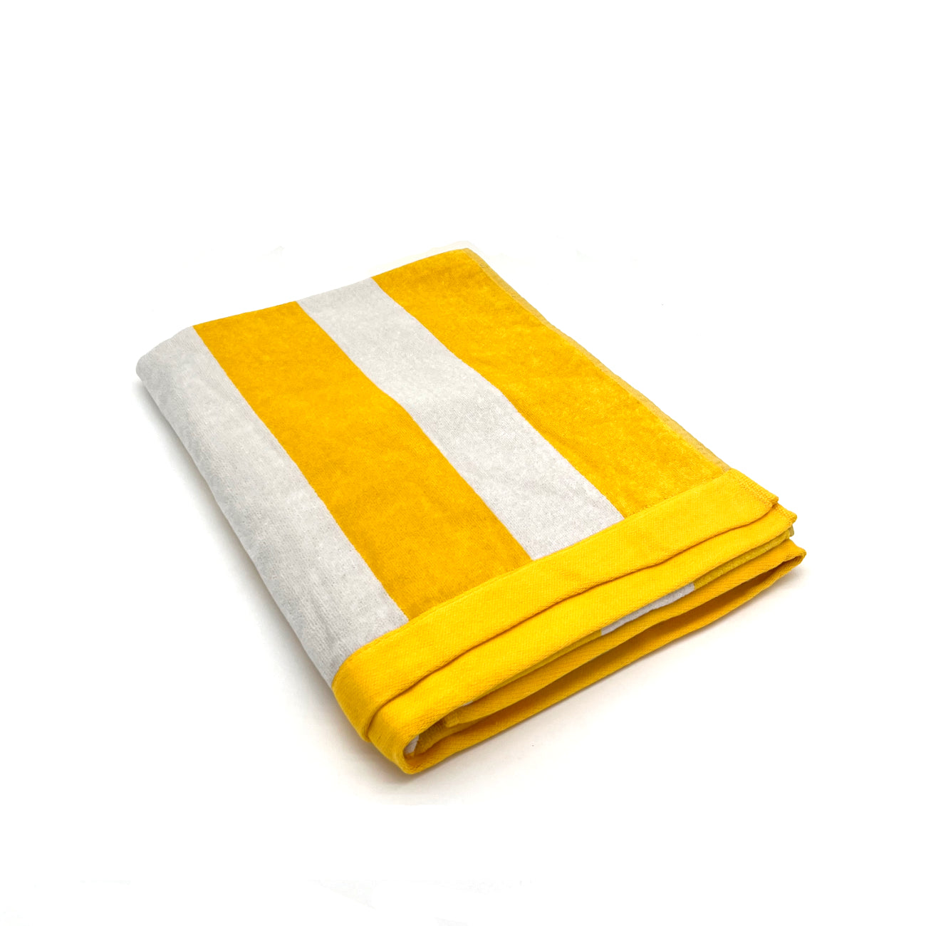 Woodstockshop - Serviette de plage à rayures - Jaune
