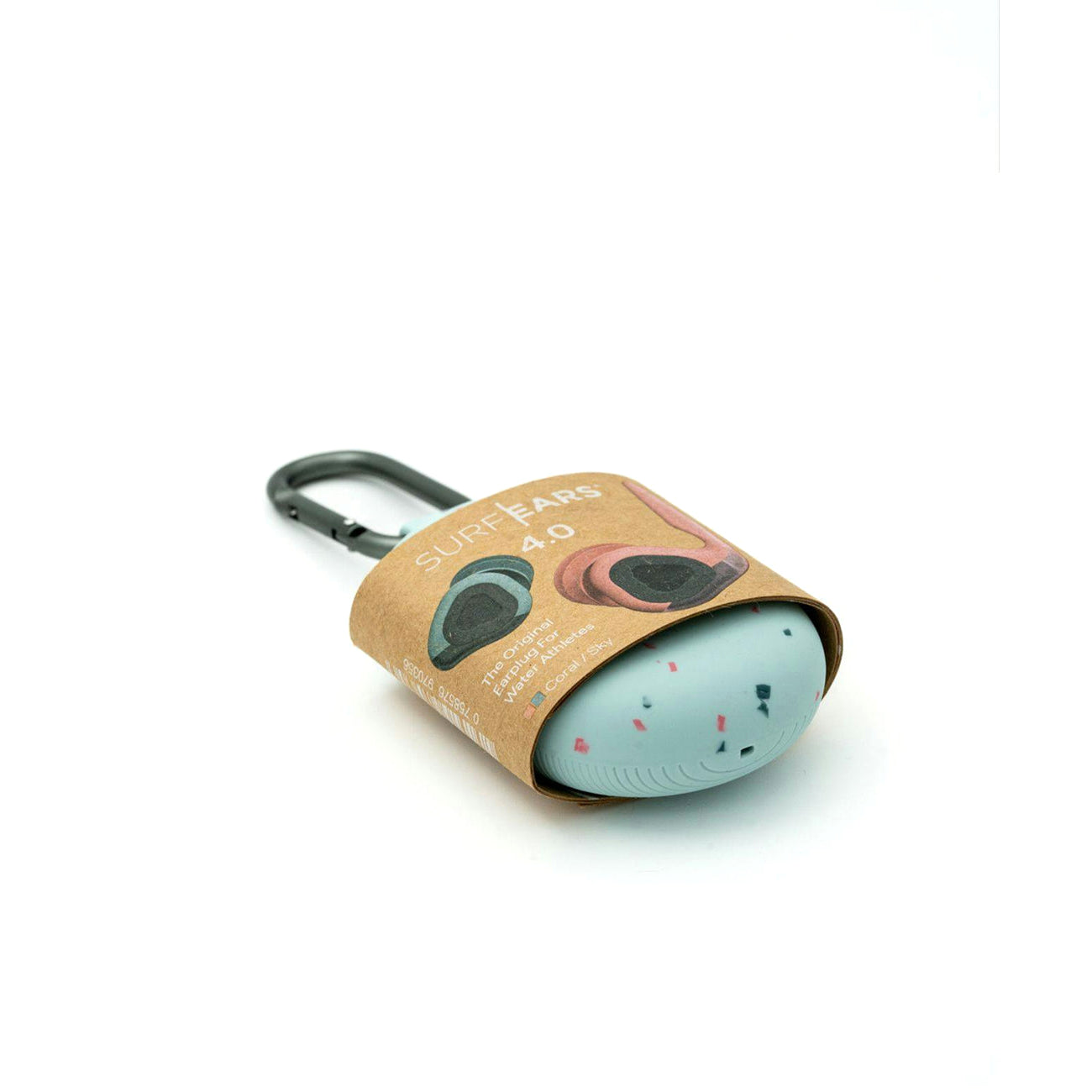 Surf Ears V4.0 - Bouchons d'oreilles surf universels - Coral / Sky