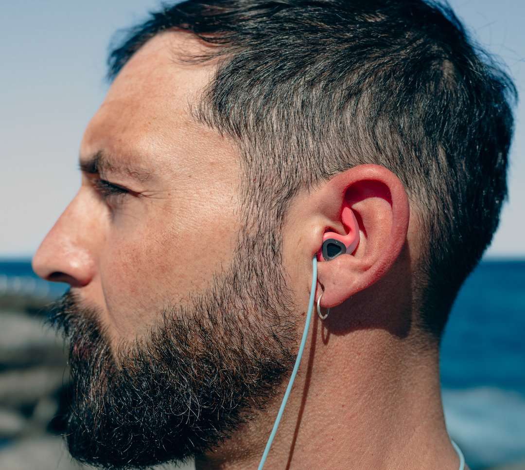 Surf Ears V4.0 - Universal surf earplugs - Black / Sage