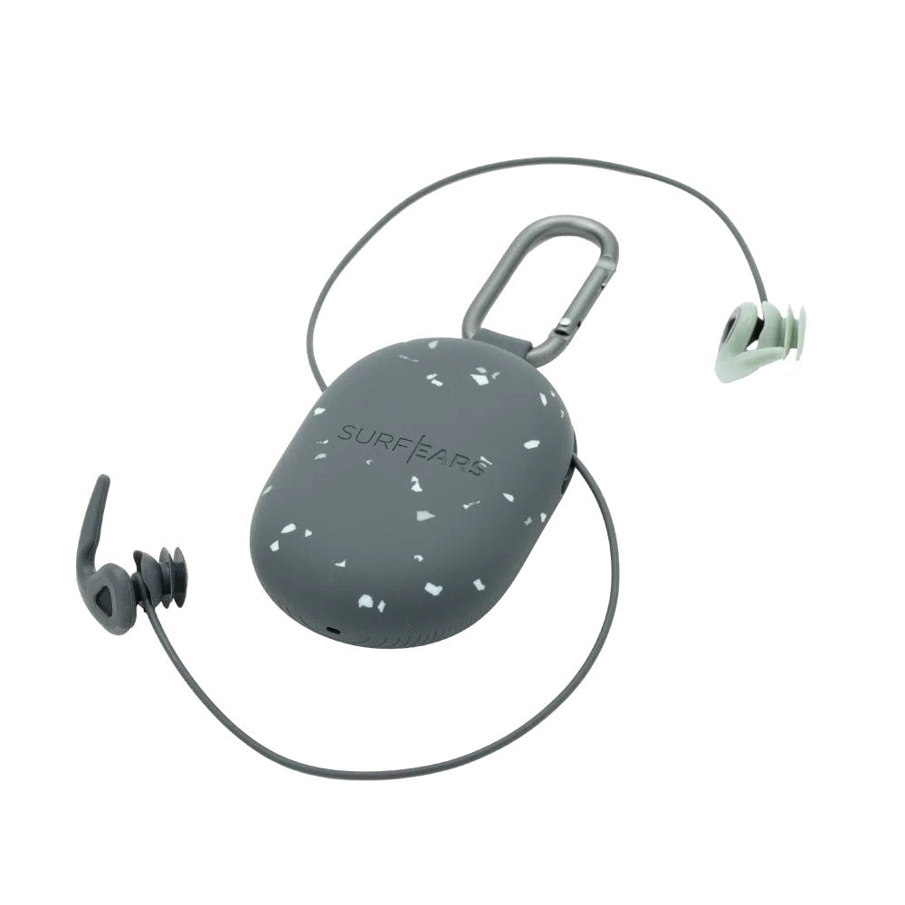 Surf Ears V4.0 - Universal surf earplugs - Black / Sage