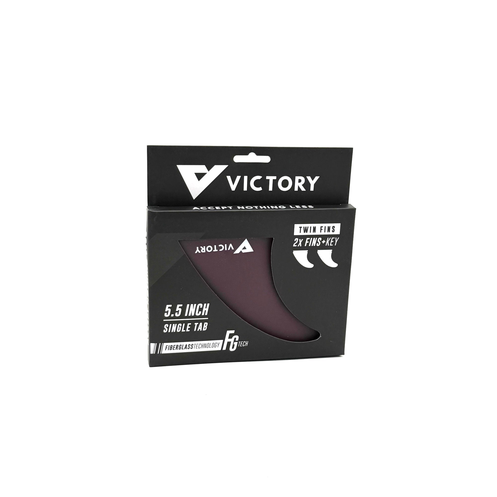 VICTORY - Twin Fins Set Fiberglass - Futures Compatible