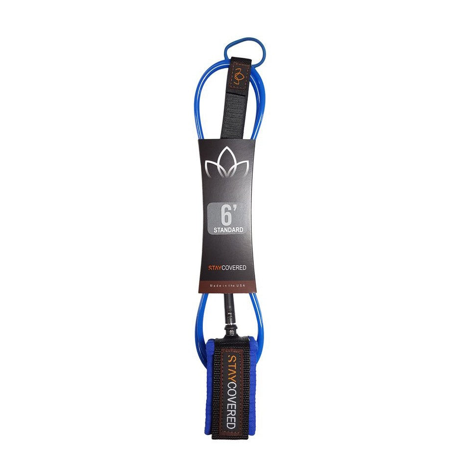 STAY COVERED - Surf leash Standard (7mm) - Blue