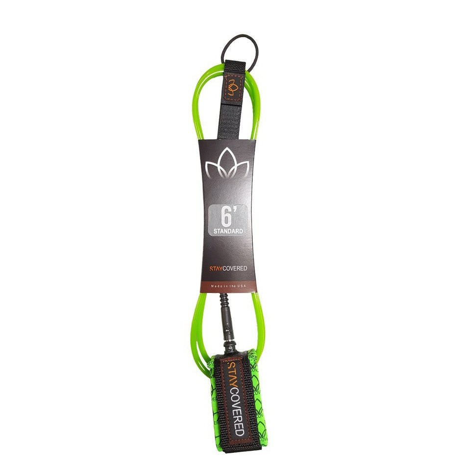 STAY COVERED - Surf Leash Standard (7mm) - Green