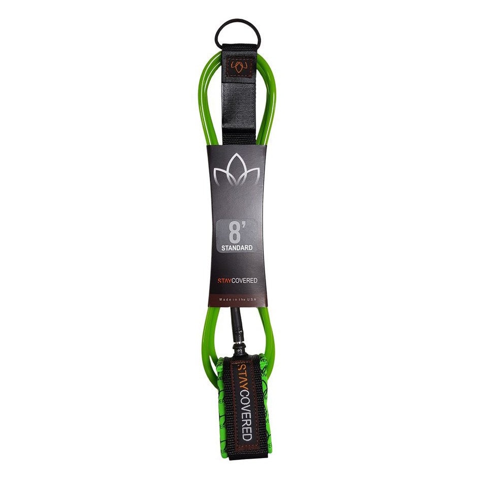 STAY COVERED - Surf Leash Standard (7mm) - Green